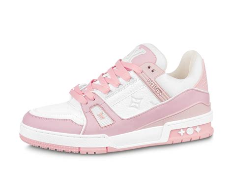 pink lv trainers